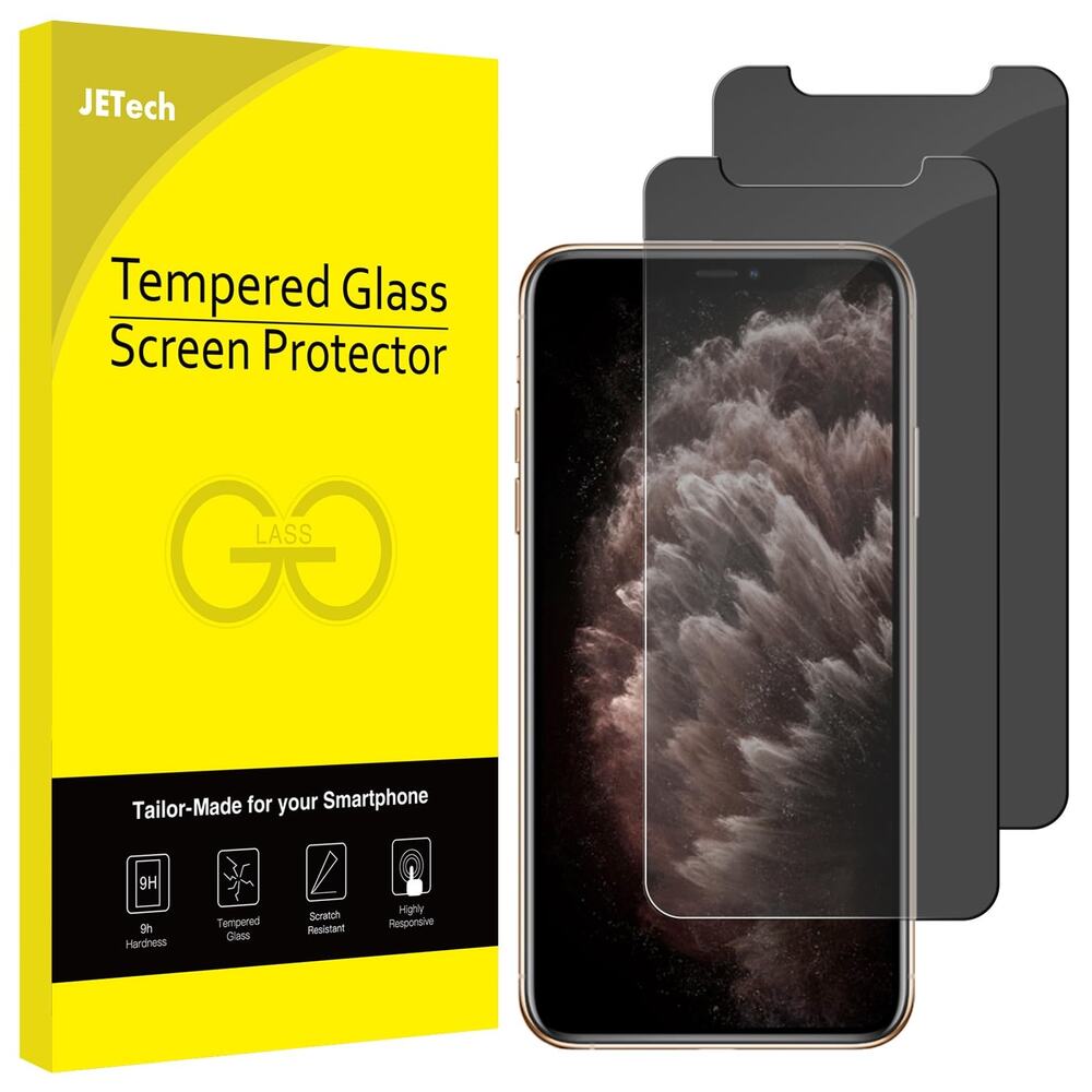 NIB JETech Privacy Screen Protector iPhone 11 Pro/X/XS 5.8” 2-Pack 1052-SP-4